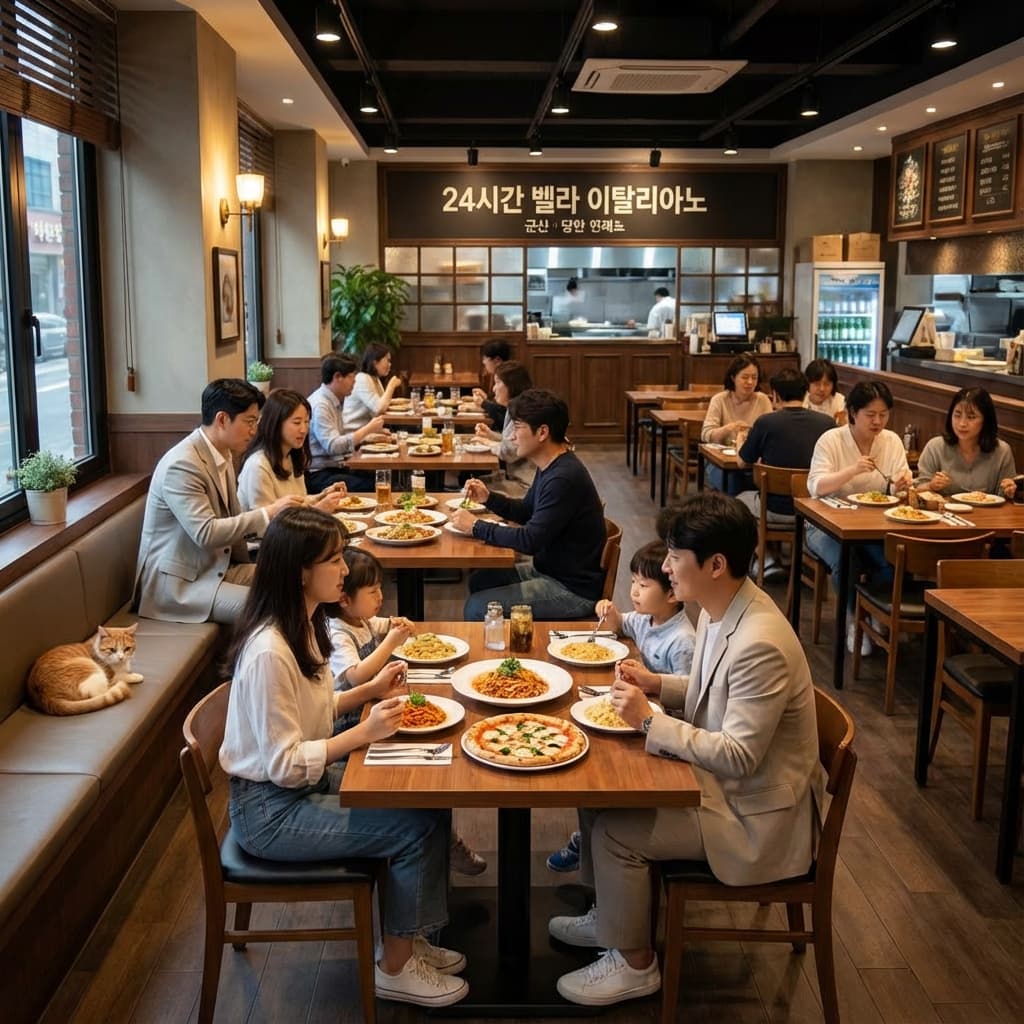 전북 군산 24시간 이탈리안 레스토랑, 벨라 이탈리아노 방문 후기 이벤트 참여하고 푸짐한 선물 받으세요!