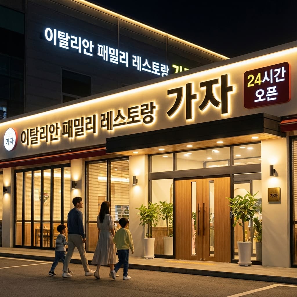 이탈리안 패밀리 레스토랑 가자: 샐러드바 신메뉴 탐방과 스마트 QR 주문